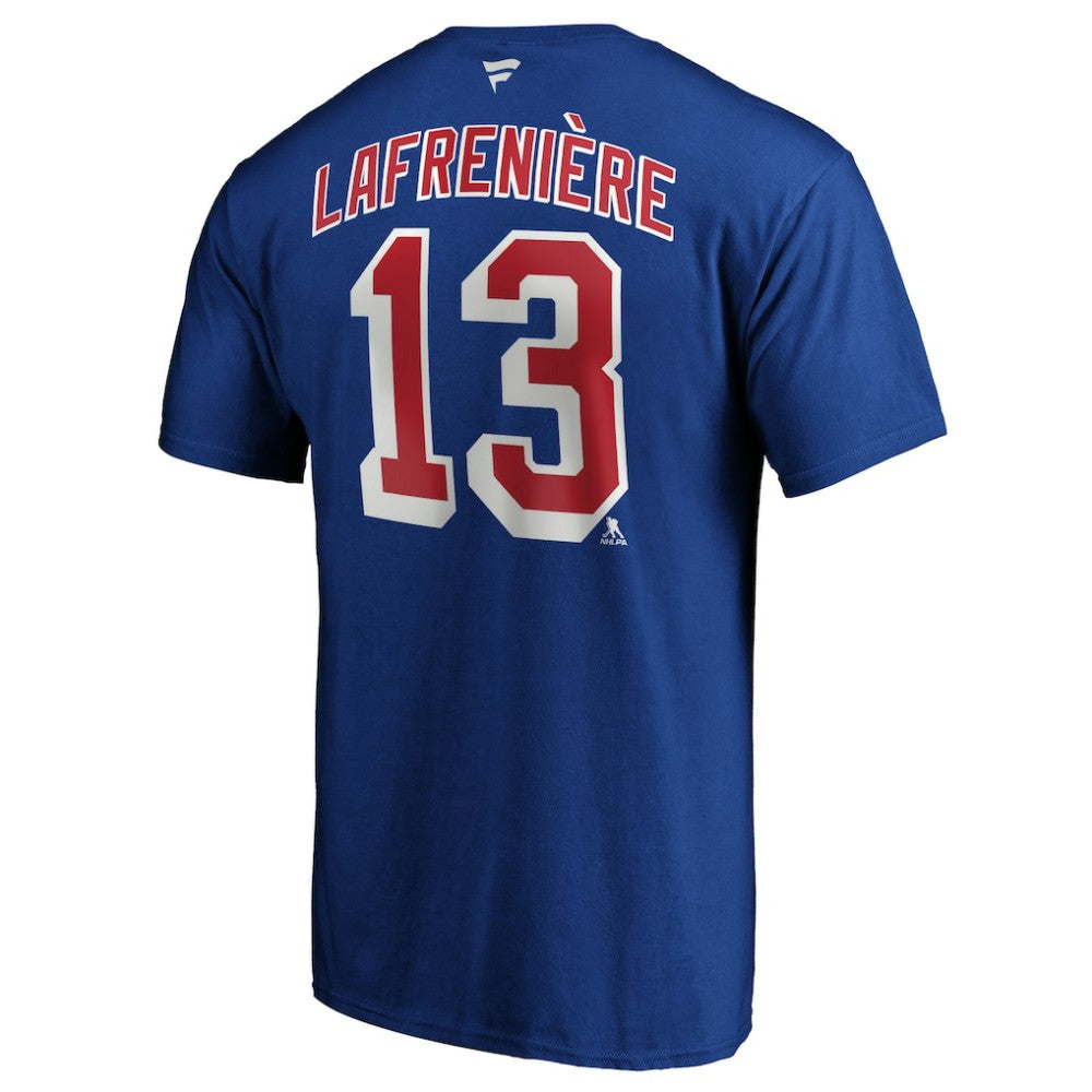 Alexis Lafreniere New York Rangers Fanatics Big & Tall Name & Number T-Shirt - Blue - NHL