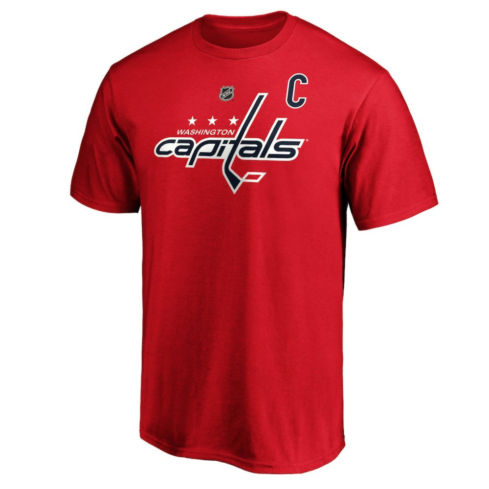 Alexander Ovechkin Washington Capitals Fanatics Big & Tall Captain Patch Name & Number T-Shirt - Red - NHL