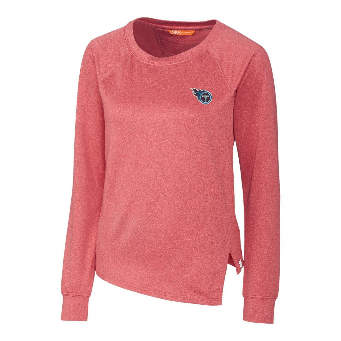 Tennessee Titans Cutter & Buck Women's Jackson Pullover Sweatshirt Heathered Red | NFL