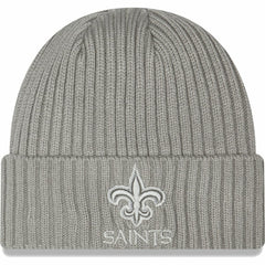 New Orleans Saints New Era Core Classic Cuffed Knit Hat Gray | NFL
