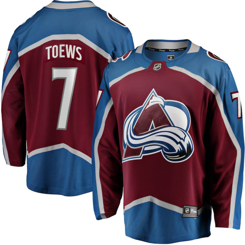 Devon Toews Colorado Avalanche Fanatics Home Breakaway Player Jersey - Burgundy - NHL