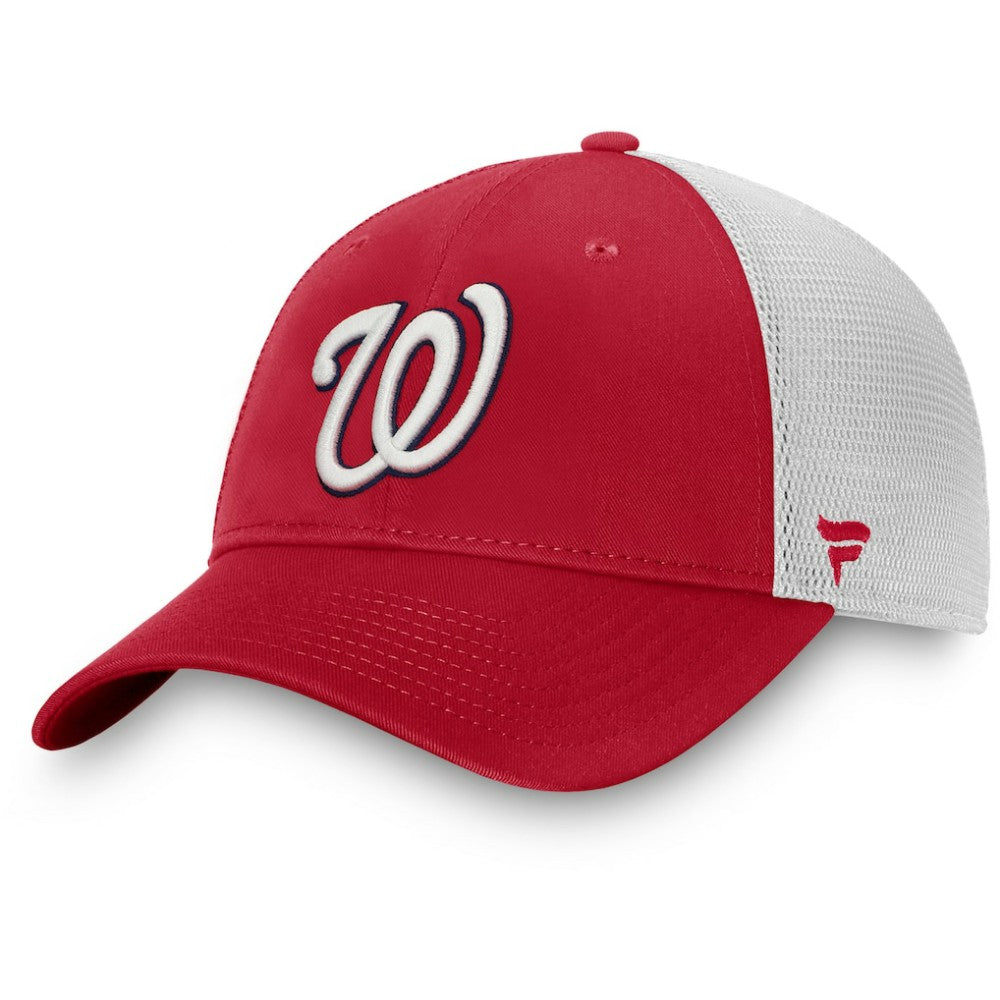 Washington Nationals Fanatics Team Core Unstructured Trucker Adjustable Hat - MLB
