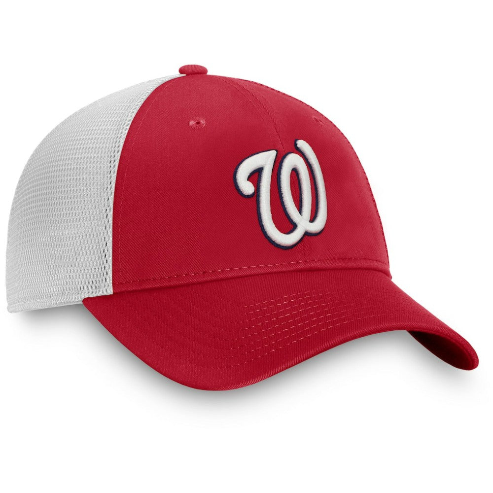 Washington Nationals Fanatics Team Core Unstructured Trucker Adjustable Hat - MLB