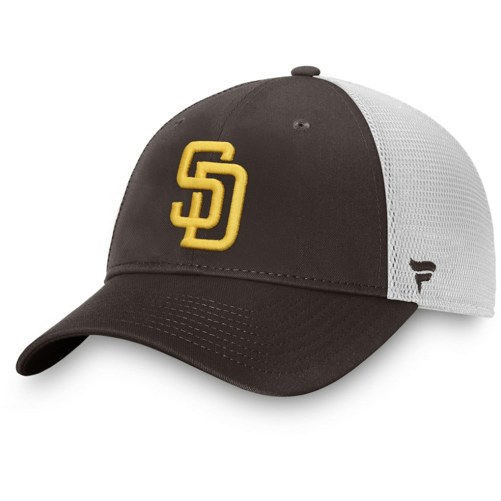 San Diego Padres Fanatics Team Core Unstructured Trucker Adjustable Hat - MLB
