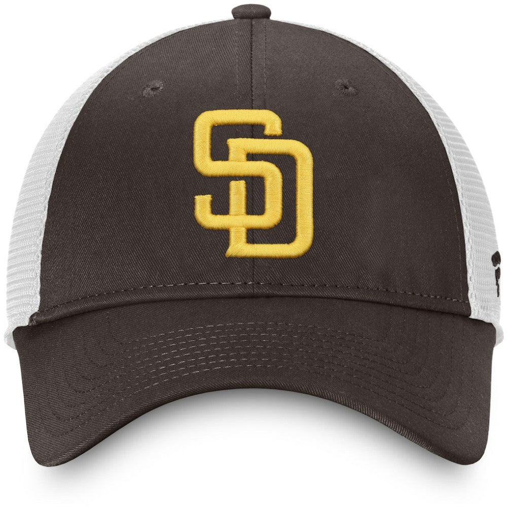 San Diego Padres Fanatics Team Core Unstructured Trucker Adjustable Hat - MLB