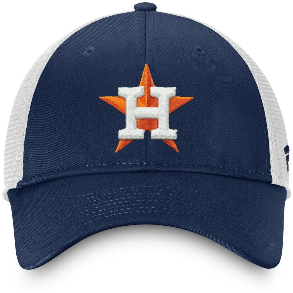 Houston Astros Fanatics Team Core Unstructured Trucker Adjustable Hat - MLB