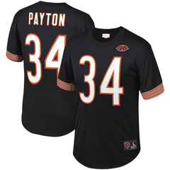 Walter Payton Chicago Bears Retired Player Name & Number Mesh Top Black | Mitchell & Ness