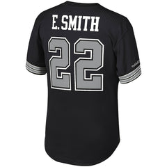Emmitt Smith Dallas Cowboys Retired Player Name & Number Mesh Top Black | Mitchell & Ness