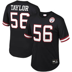 Lawrence Taylor New York Giants Retired Player Name & Number Mesh Top Black | Mitchell & Ness