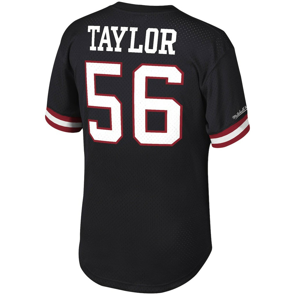 Lawrence Taylor New York Giants Retired Player Name & Number Mesh Top Black | Mitchell & Ness
