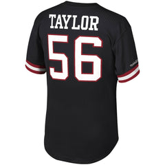 Lawrence Taylor New York Giants Retired Player Name & Number Mesh Top Black | Mitchell & Ness