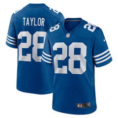 Jonathan Taylor Indianapolis Colts Alternate Game Jersey Royal | Nike for Sale