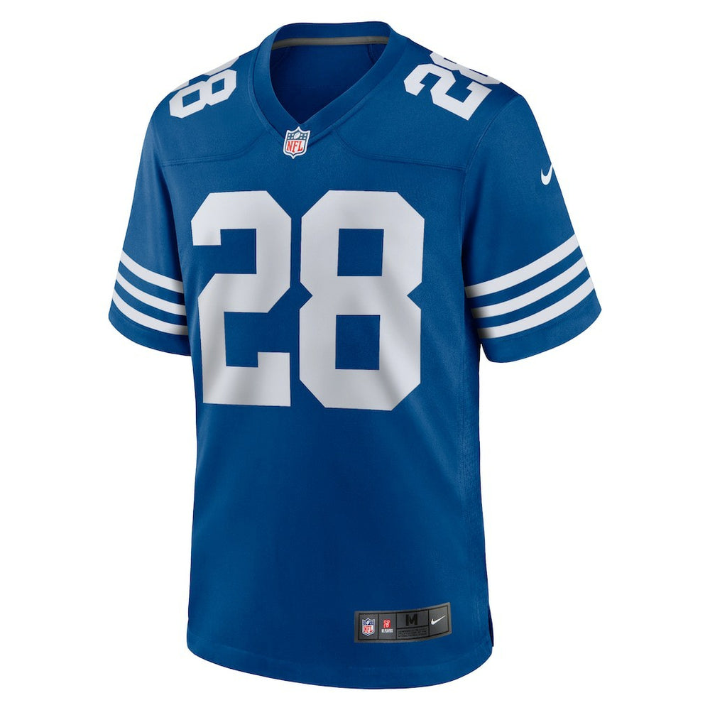 Jonathan Taylor Indianapolis Colts Alternate Game Jersey Royal | Nike for Sale