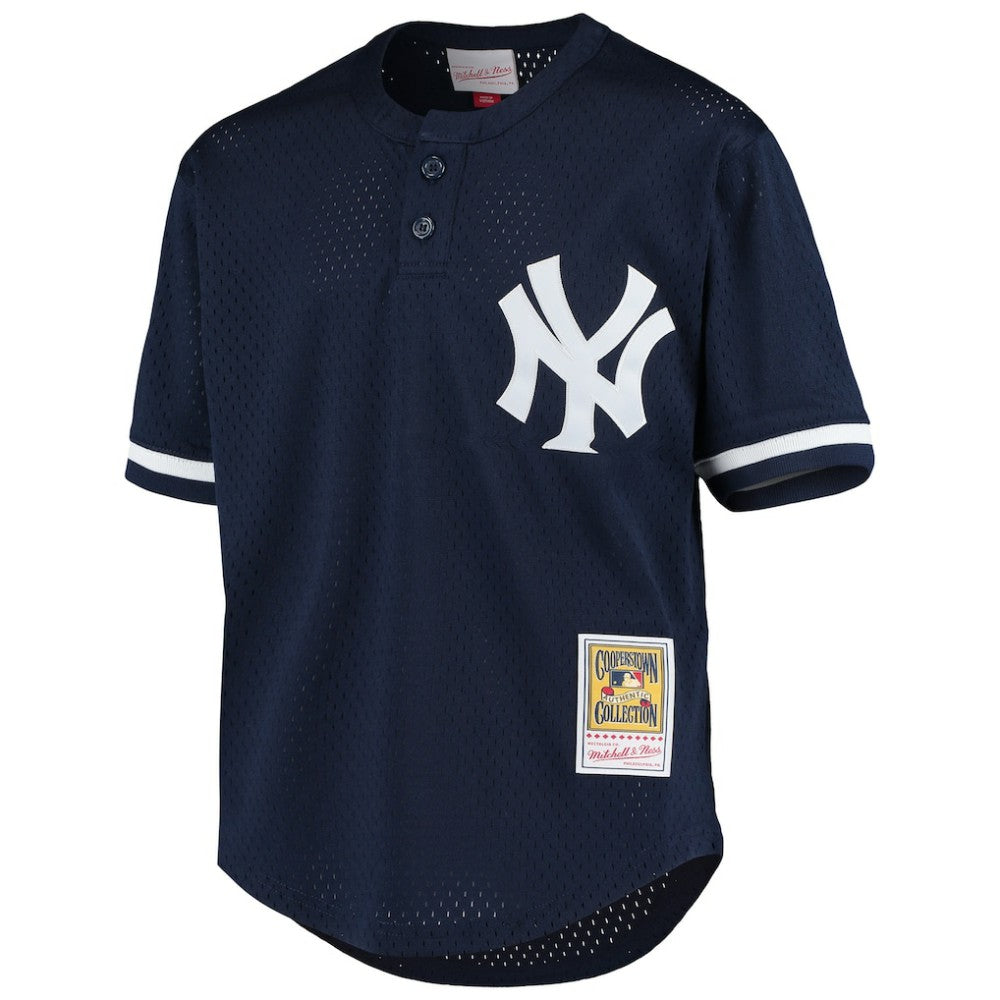 Derek Jeter New York Yankees Mitchell & Ness Youth Cooperstown Collection Mesh Batting Practice Jersey - MLB