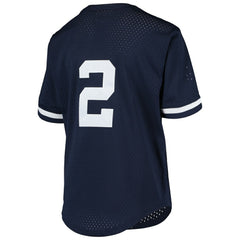 Derek Jeter New York Yankees Mitchell & Ness Youth Cooperstown Collection Mesh Batting Practice Jersey - MLB