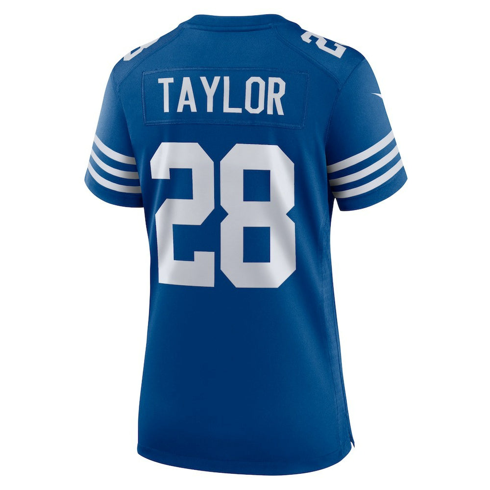 Jonathan Taylor Indianapolis Colts Women's Alternate Game Jersey Royal | Nike for Sale