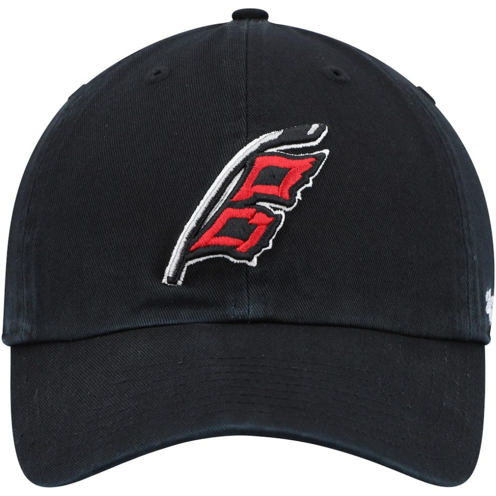 Carolina Hurricanes '47 Alternate Logo Clean Up Adjustable Hat - Black - NHL