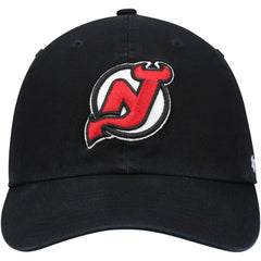 New Jersey Devils '47 Primary Logo Clean Up Adjustable Hat - Black - NHL