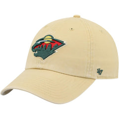Minnesota Wild '47 Clean Up Adjustable Hat - Gold - NHL
