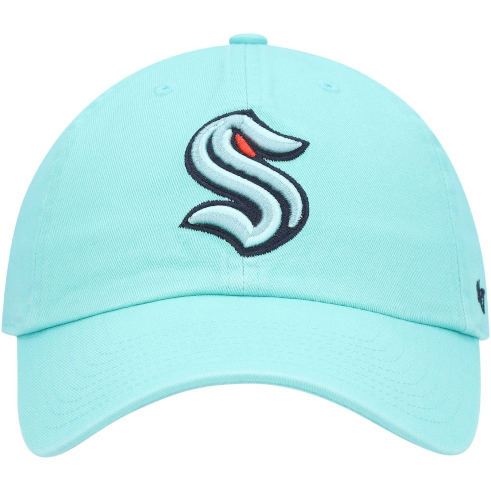 Seattle Kraken '47 Logo Clean Up Adjustable Hat - Light Blue - NHL
