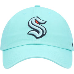 Seattle Kraken '47 Logo Clean Up Adjustable Hat - Light Blue - NHL