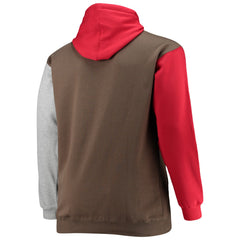 Tampa Bay Buccaneers Big & Tall Pullover Hoodie Red/Black | NFL