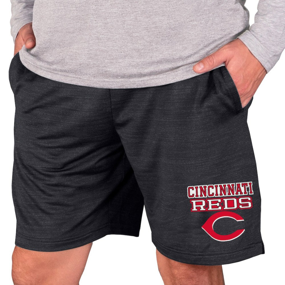 Cincinnati Reds Concepts Sport Bullseye Knit Jam Shorts - MLB