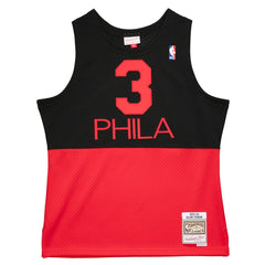 Allen Iverson Philadelphia 76ers 2003/04 Hardwood Classics Reload 2.0 Swingman Jersey Black - NBA