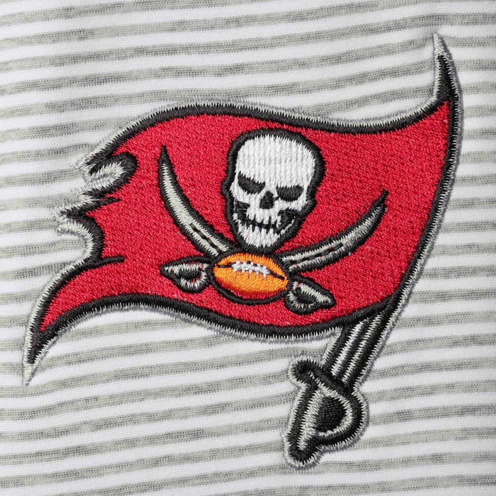 Tampa Bay Buccaneers Vineyard Vines Women's Sankaty Shep Half-Zip Pullover Top Heather Gray | NFL
