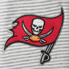 Tampa Bay Buccaneers Vineyard Vines Women's Sankaty Shep Half-Zip Pullover Top Heather Gray | NFL