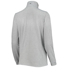New Orleans Saints Vineyard Vines Women's Sankaty Shep Half-Zip Pullover Top Heather Gray | NFL
