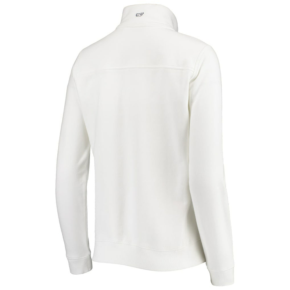 Los Angeles Rams Vineyard Vines Women's Shep Shirt Quarter-Zip Sweatshirt White | NFL