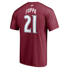 Peter Forsberg Colorado Avalanche Fanatics Authentic Stack Retired Player Nickname & Number T-Shirt - Burgundy - NHL