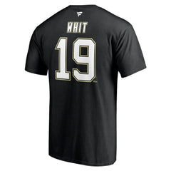 Ryan Whitney Pittsburgh Penguins Fanatics Authentic Stack Retired Player Nickname & Number T-Shirt - Black - NHL