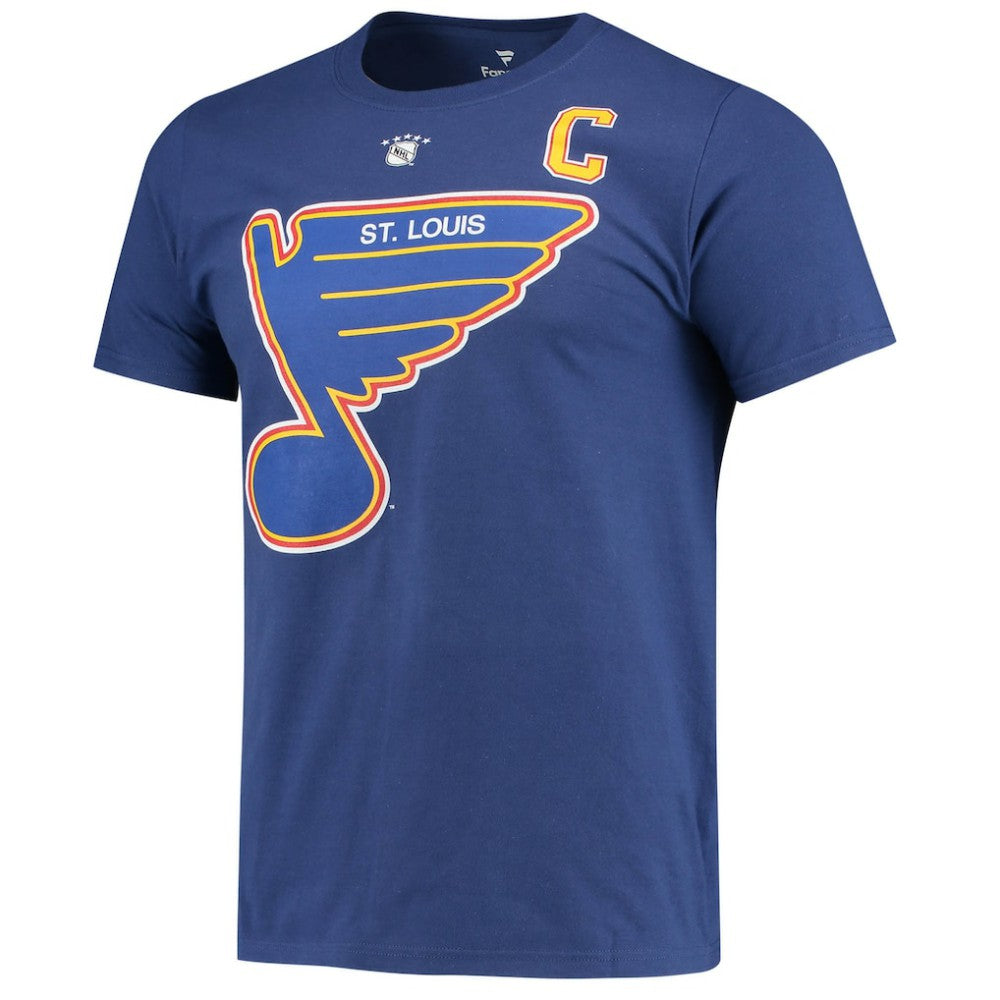 Wayne Gretzky St. Louis Blues Fanatics Authentic Stack Retired Player Nickname & Number T-Shirt - Blue - NHL