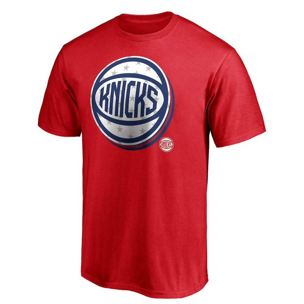 New York Knicks Red White & Team T-Shirt Red - NBA