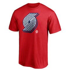 Portland Trail Blazers Red White & Team T-Shirt Red - NBA
