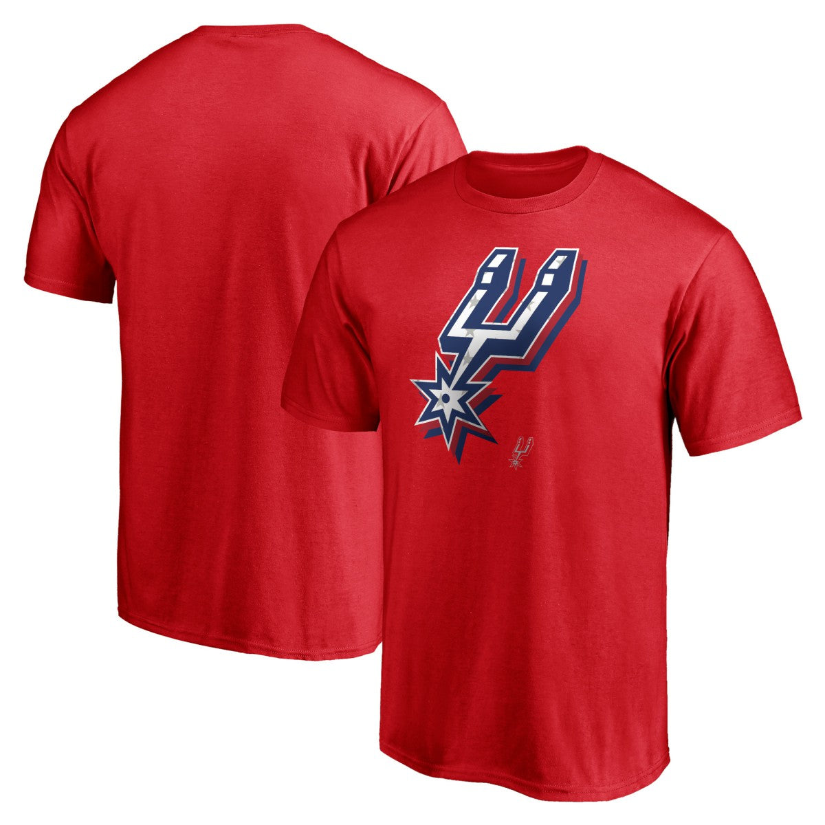San Antonio Spurs Red White & Team T-Shirt Red - NBA