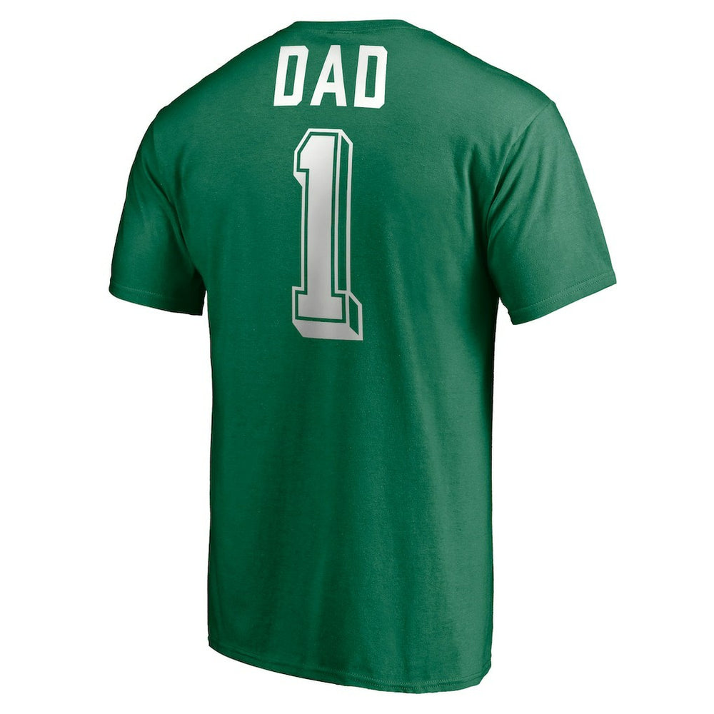 Boston Celtics Number One Dad T-Shirt Green - NBA