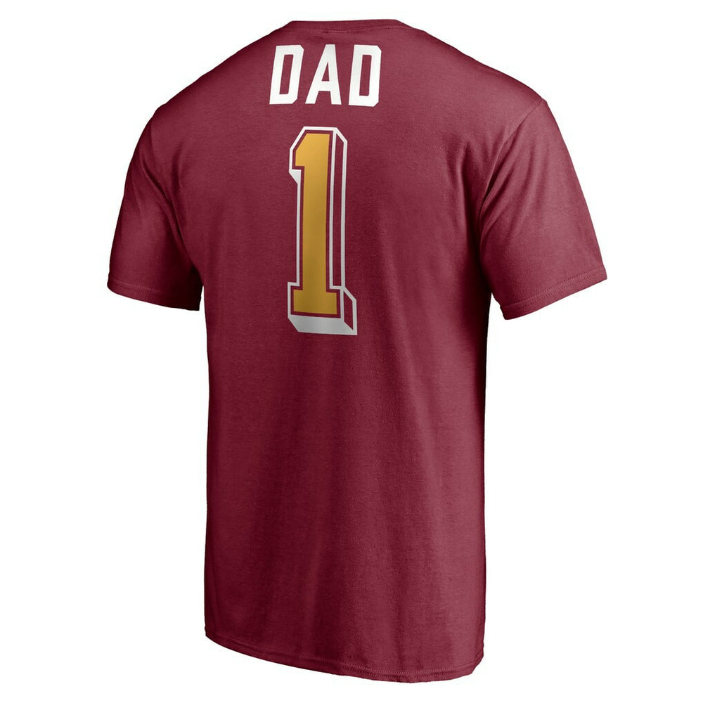 Cleveland Cavaliers Number One Dad T-Shirt Garnet - NBA