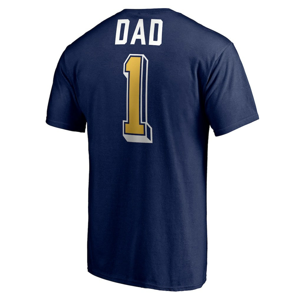 Denver Nuggets Number One Dad T-Shirt Navy - NBA