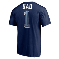 Memphis Grizzlies Number One Dad T-Shirt Navy - NBA
