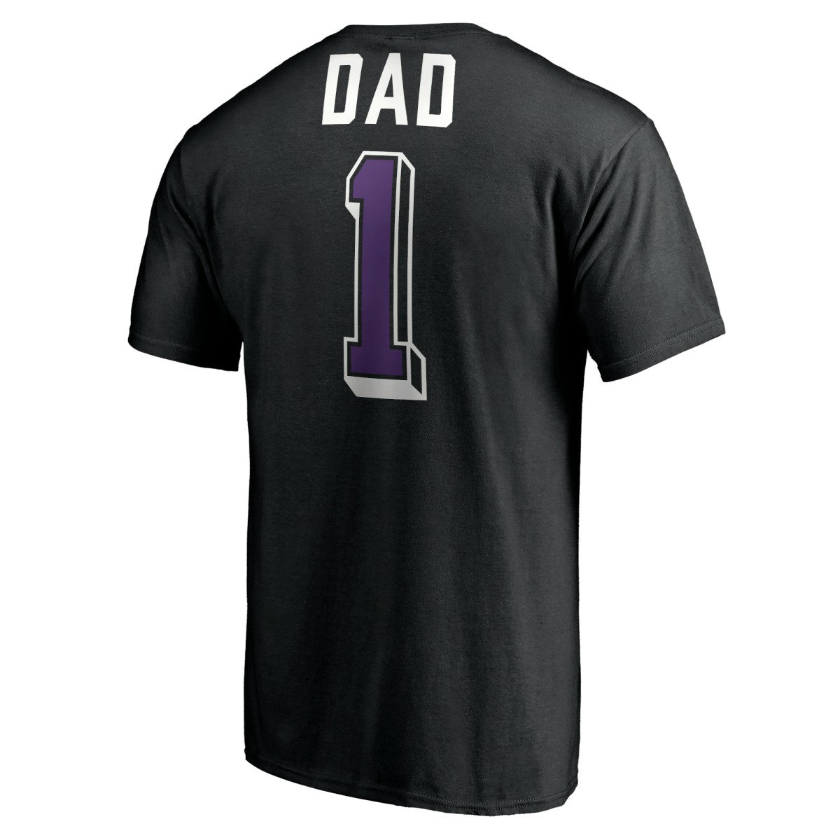 Sacramento Kings Number One Dad T-Shirt Black - NBA
