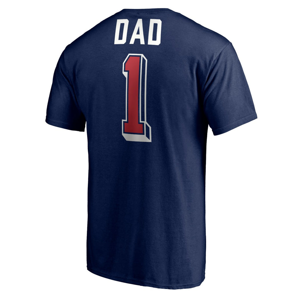 Washington Wizards Number One Dad T-Shirt Navy - NBA