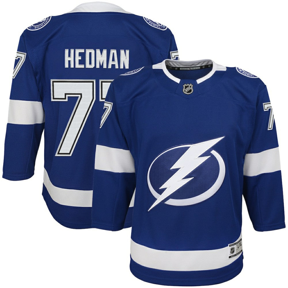 Victor Hedman Tampa Bay Lightning Youth Home Premier Player Jersey - Blue - NHL