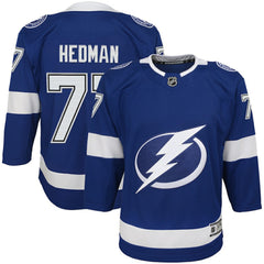 Victor Hedman Tampa Bay Lightning Youth Home Premier Player Jersey - Blue - NHL