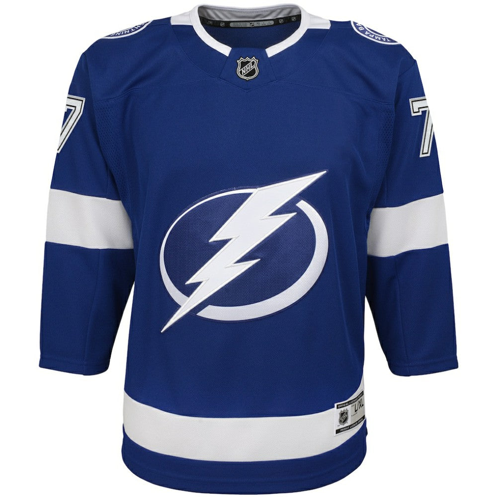 Victor Hedman Tampa Bay Lightning Youth Home Premier Player Jersey - Blue - NHL
