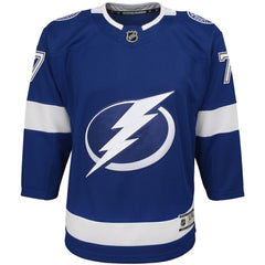 Victor Hedman Tampa Bay Lightning Youth Home Premier Player Jersey - Blue - NHL