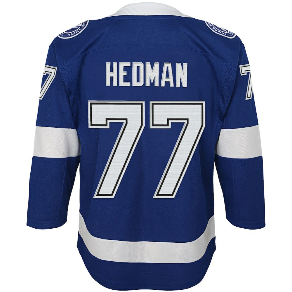 Victor Hedman Tampa Bay Lightning Youth Home Premier Player Jersey - Blue - NHL
