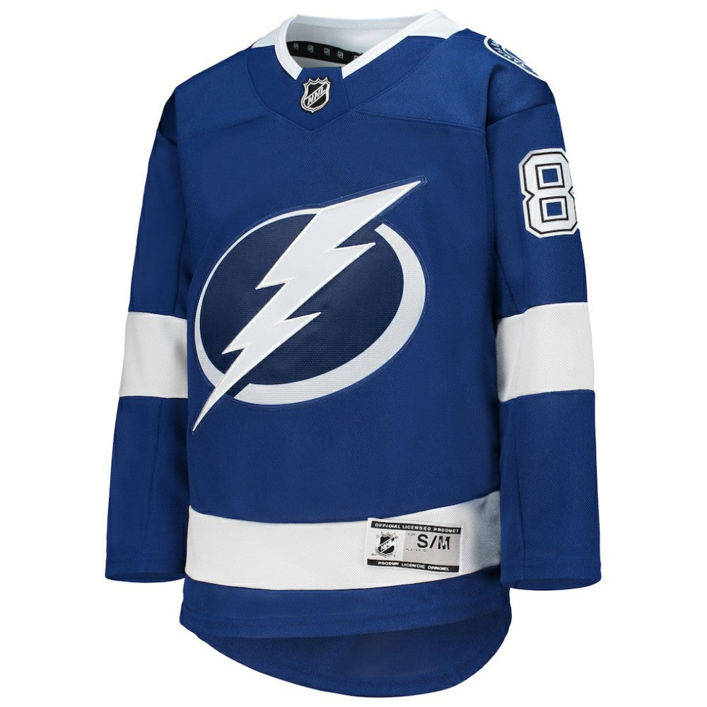 Nikita Kucherov Tampa Bay Lightning Youth Home Premier Player Jersey - Blue - NHL